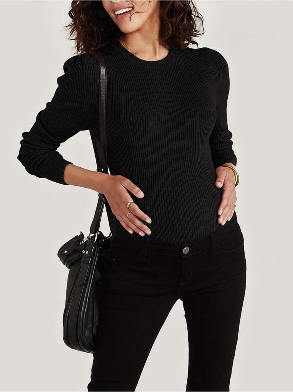Hatch The Giada Merino Wool Crewneck Sweater